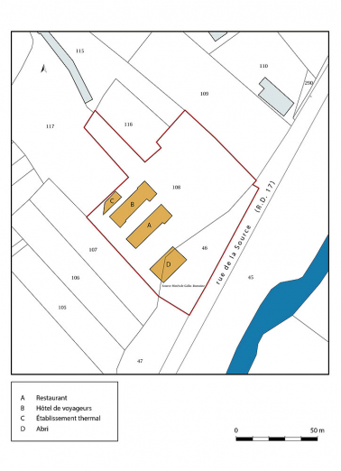 établissement thermal © Région Bourgogne-Franche-Comté, Inventaire du patrimoine