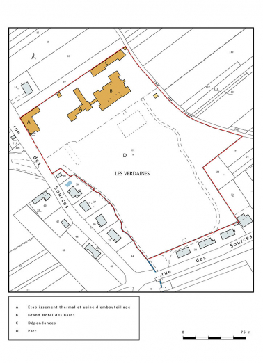 établissement thermal © Région Bourgogne-Franche-Comté, Inventaire du patrimoine