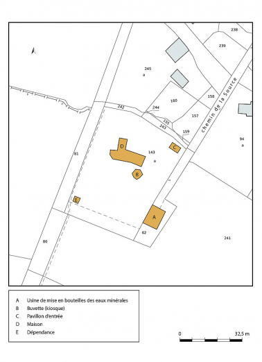 usine de mise en bouteilles des eaux minérales © Région Bourgogne-Franche-Comté, Inventaire du patrimoine