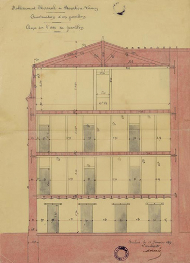 établissement thermal © Région Bourgogne-Franche-Comté, Inventaire du patrimoine  établissement thermal © Région Bourgogne-Franche-Comté, Inventaire du patrimoine