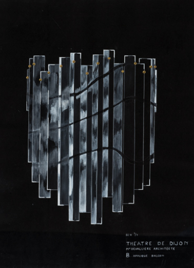  théâtre luminaire d'applique © Région Bourgogne-Franche-Comté, Inventaire du patrimoine