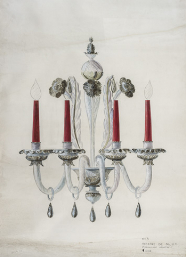  théâtre lustre © Région Bourgogne-Franche-Comté, Inventaire du patrimoine