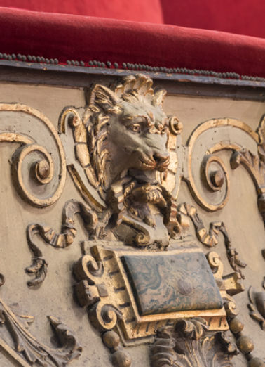 décor d'architecture relief peinture monumentale théâtre © Région Bourgogne-Franche-Comté, Inventaire du patrimoine  décor d'architecture relief peinture monumentale théâtre © Région Bourgogne-Franche-Comté, Inventaire du patrimoine