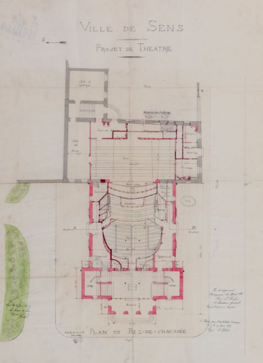 théâtre © Région Bourgogne-Franche-Comté, Inventaire du patrimoine  théâtre © Région Bourgogne-Franche-Comté, Inventaire du patrimoine