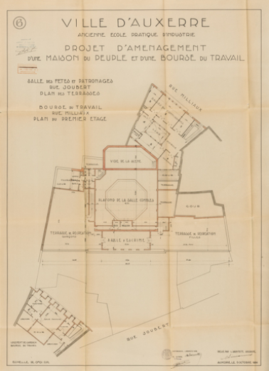 théâtre maison du peuple bourse du travail © Région Bourgogne-Franche-Comté, Inventaire du patrimoine