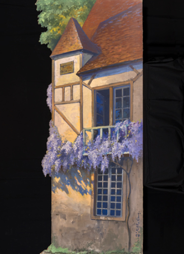  décor de théâtre © Région Bourgogne-Franche-Comté, Inventaire du patrimoine