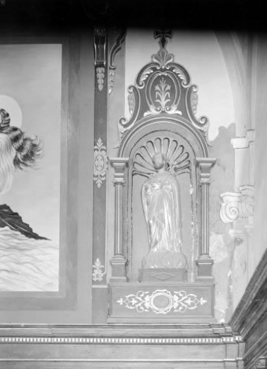 Détail : statue de saint Joseph © Région Bourgogne-Franche-Comté, Inventaire du patrimoine