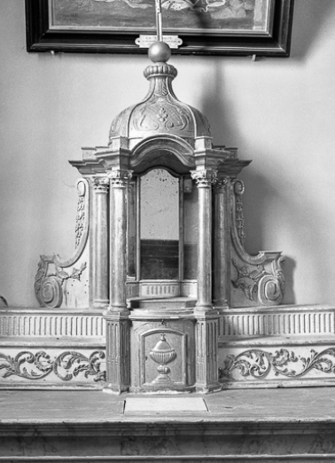 Détail : le tabernacle. © Région Bourgogne-Franche-Comté, Inventaire du patrimoine