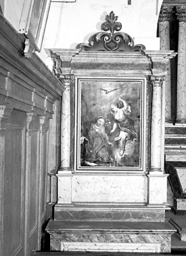 Vue d'ensemble de l'autel-retable latéral gauche. © Région Bourgogne-Franche-Comté, Inventaire du patrimoine