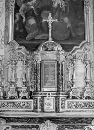 Tabernacle ouvert, vue de face. © Région Bourgogne-Franche-Comté, Inventaire du patrimoine