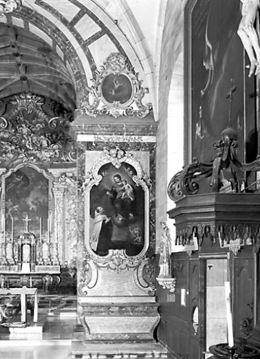 Vue d'ensemble de l'autel-retable latéral droit. © Région Bourgogne-Franche-Comté, Inventaire du patrimoine