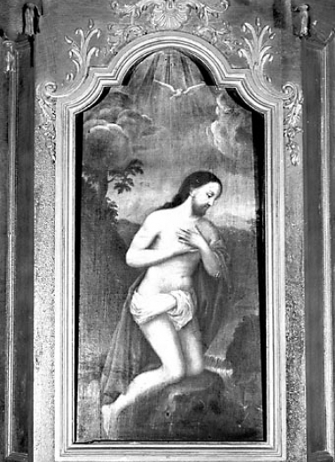 Vue d'ensemble du tableau : le Baptème du Christ. © Région Bourgogne-Franche-Comté, Inventaire du patrimoine