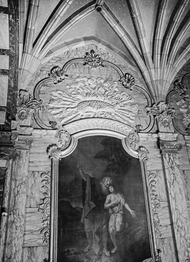 Mur gauche, première travée. © Région Bourgogne-Franche-Comté, Inventaire du patrimoine