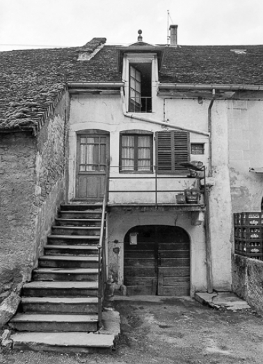 Maison cadastrée 1967 AH 203 : façade antérieure. © Région Bourgogne-Franche-Comté, Inventaire du patrimoine
