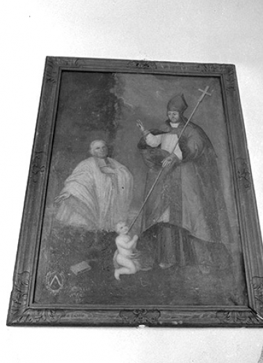 Tableau de saint Claude situé dans le collatéral nord. © Région Bourgogne-Franche-Comté, Inventaire du patrimoine