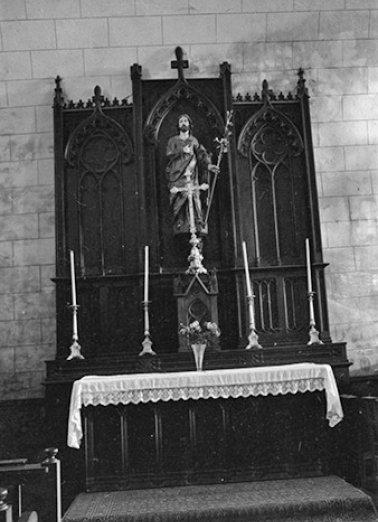 Autel latéral nord dédié à saint Joseph, bois, XIXe siècle : vue d'ensemble © Région Bourgogne-Franche-Comté, Inventaire du patrimoine