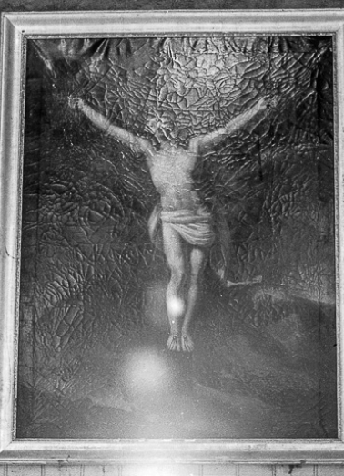 Tableau de la Crucifixion : vue d'ensemble. © Région Bourgogne-Franche-Comté, Inventaire du patrimoine