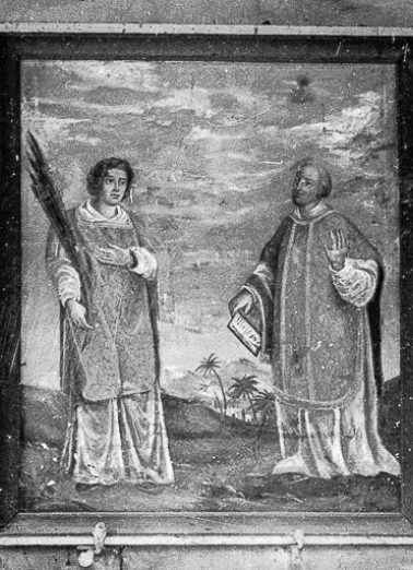 Tableau de deux saints martyrs : vue d'ensemble. © Région Bourgogne-Franche-Comté, Inventaire du patrimoine