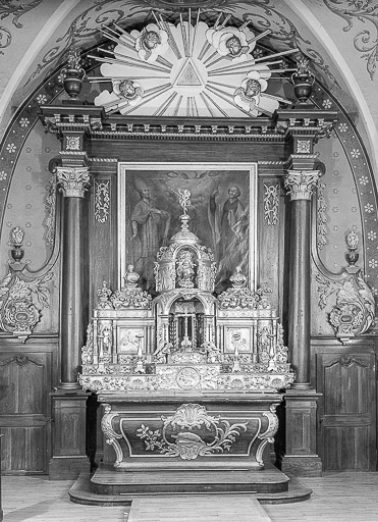 Tabernacle ouvert. © Région Bourgogne-Franche-Comté, Inventaire du patrimoine