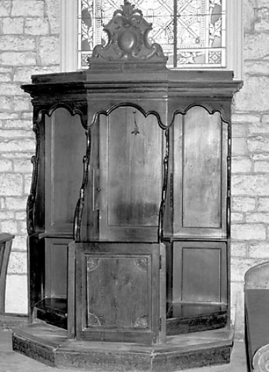 Vue du confessionnal sud. © Région Bourgogne-Franche-Comté, Inventaire du patrimoine