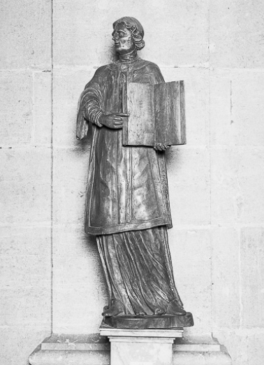 Diacre au livre : trois quarts gauche. © Région Bourgogne-Franche-Comté, Inventaire du patrimoine