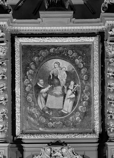 Peinture du retable : vue d'ensemble. © Région Bourgogne-Franche-Comté, Inventaire du patrimoine