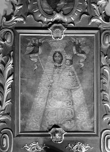 Peinture du retable gauche : vue d'ensemble. © Région Bourgogne-Franche-Comté, Inventaire du patrimoine