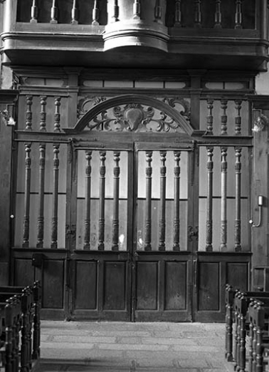 Porte intérieure. © Région Bourgogne-Franche-Comté, Inventaire du patrimoine