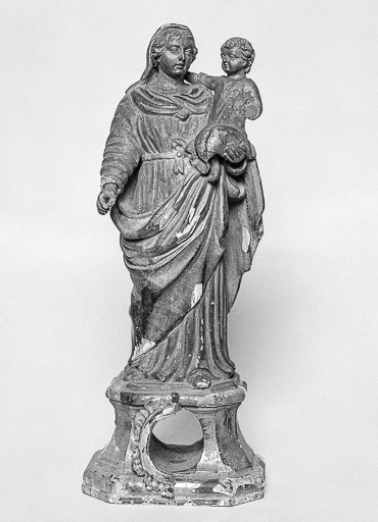 statue-reliquaire : Vierge à l'Enfant (non étudiée). © Région Bourgogne-Franche-Comté, Inventaire du patrimoine