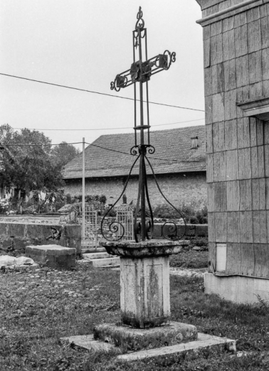 Croix de mission datée de 1821. © Région Bourgogne-Franche-Comté, Inventaire du patrimoine