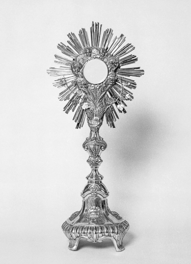 Ostensoir : vue de face. © Région Bourgogne-Franche-Comté, Inventaire du patrimoine