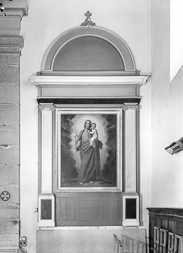Vue d'ensemble de l'autel de saint Joseph. © Région Bourgogne-Franche-Comté, Inventaire du patrimoine