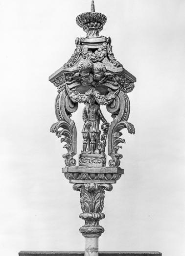 Porte-cierge de procession de saint Vernier, vue d'ensemble. © Région Bourgogne-Franche-Comté, Inventaire du patrimoine