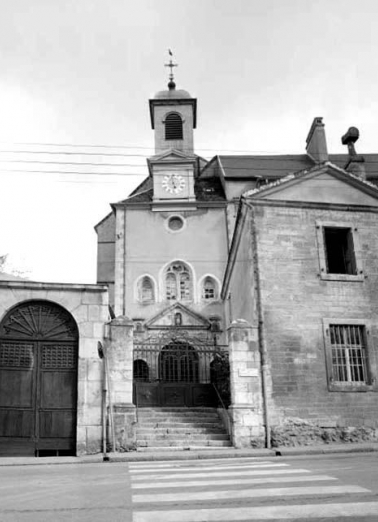 Façade antérieure de la chapelle. © Région Bourgogne-Franche-Comté, Inventaire du patrimoine