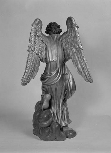 Ange de gauche : revers. © Région Bourgogne-Franche-Comté, Inventaire du patrimoine