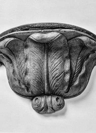 Vue d'une console en bois. © Région Bourgogne-Franche-Comté, Inventaire du patrimoine