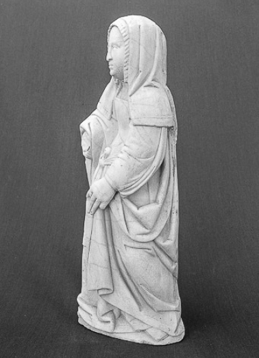 Détail : Sainte-Anne, profil gauche. © Région Bourgogne-Franche-Comté, Inventaire du patrimoine