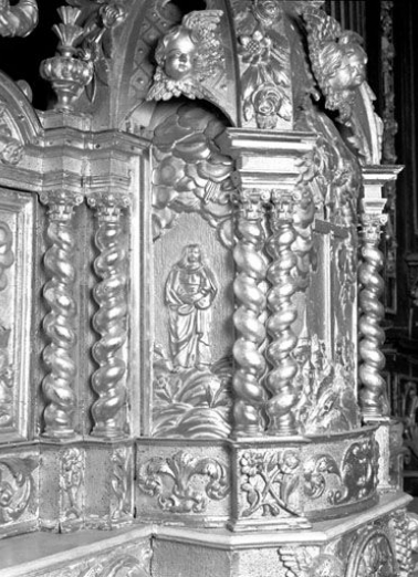 Tabernacle vu du côté gauche. © Région Bourgogne-Franche-Comté, Inventaire du patrimoine