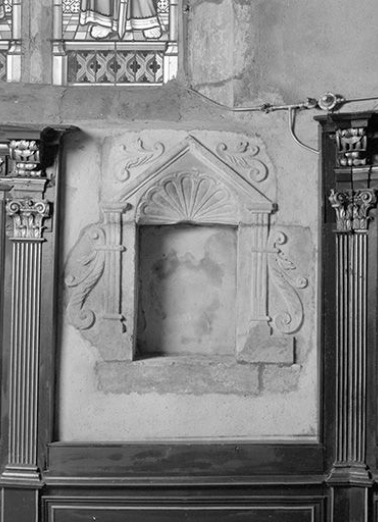 Niche du choeur. © Région Bourgogne-Franche-Comté, Inventaire du patrimoine