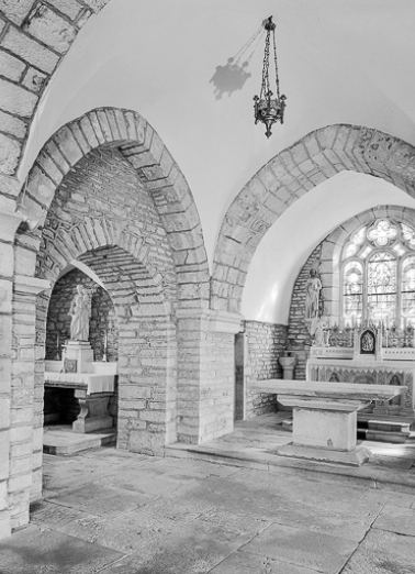 Intérieur : choeur, croisée du transept et bras du transept gauche. © Région Bourgogne-Franche-Comté, Inventaire du patrimoine