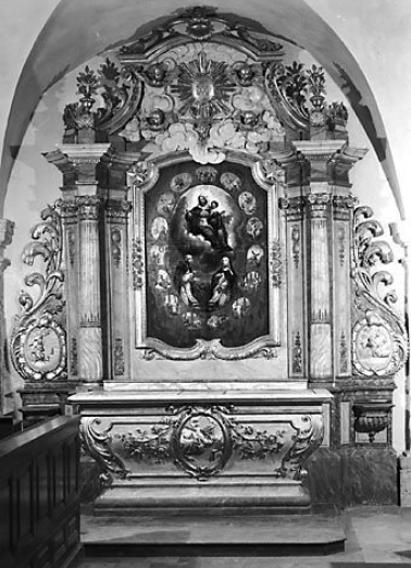 Vue d'ensemble de l'autel secondaire nord. © Région Bourgogne-Franche-Comté, Inventaire du patrimoine