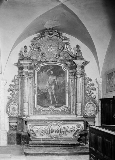 Vue d'ensemble de l'autel secondaire sud. © Région Bourgogne-Franche-Comté, Inventaire du patrimoine