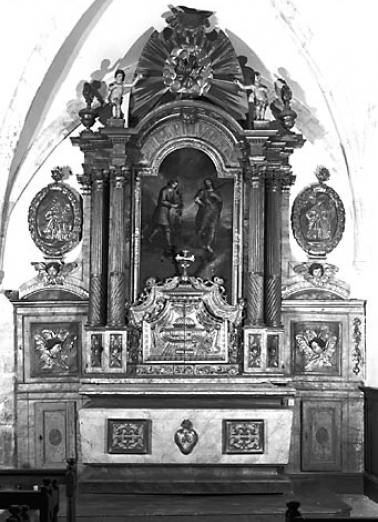 Vue d'ensemble du retable sud. © Région Bourgogne-Franche-Comté, Inventaire du patrimoine