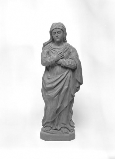 Vierge vue de face. © Région Bourgogne-Franche-Comté, Inventaire du patrimoine