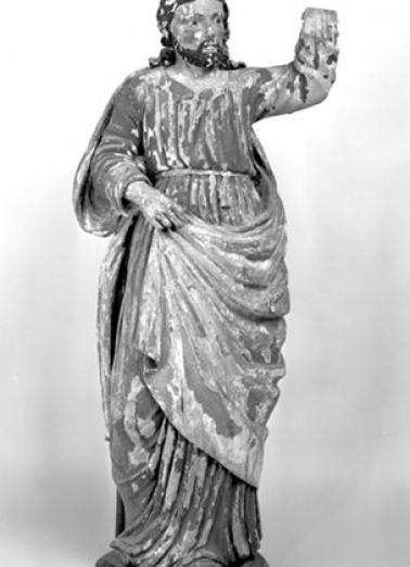 Saint (?). Vue de face. © Région Bourgogne-Franche-Comté, Inventaire du patrimoine