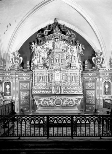 Vue d'ensemble depuis la nef. © Région Bourgogne-Franche-Comté, Inventaire du patrimoine