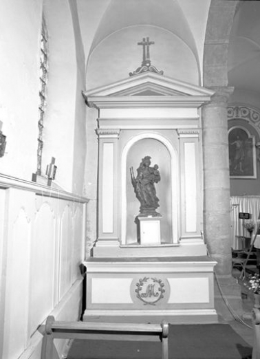 Vue d'ensemble de l'autel secondaire nord. © Région Bourgogne-Franche-Comté, Inventaire du patrimoine