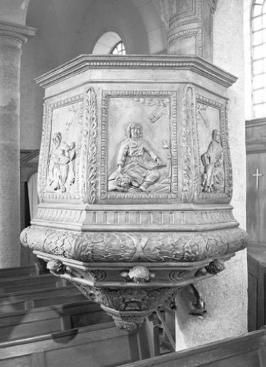 Saint Matthieu, saint Marc et saint Luc. © Région Bourgogne-Franche-Comté, Inventaire du patrimoine