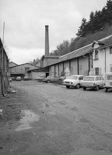 Vue depuis les hangars (T) sur les magasins et le stockage. © Région Bourgogne-Franche-Comté, Inventaire du patrimoine