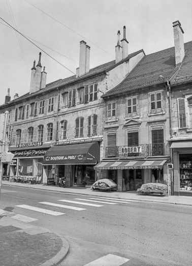 Façades sur rue. © Région Bourgogne-Franche-Comté, Inventaire du patrimoine